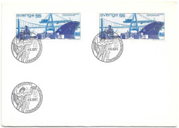 Correspondence - Sweden, Skandiahamnen Stamps, 1971, N°859 - Lettres & Documents
