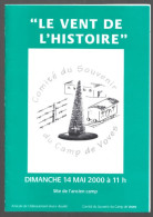 LE VENT DE L'HISTOIRE. COMITE DU SOUVENIR DU CAMP DE VOVES 28. - Oorlog 1939-45