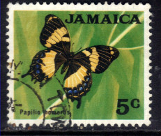 Jamaica 1970 QE2 5ct Papilio Homerus Butterfly Used SG 311 ( F1378 ) - Jamaica (1962-...)