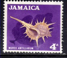 Jamaica 1964 QE2 4d Antillean Murex Shell MNG SG 222 ( F125 ) - Jamaica (1962-...)