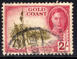 Gold Coast 1948 KGV1  2/-d Green & Magenta Used SG 144 ( A372 ) - Côte D'Or (...-1957)