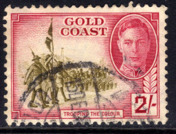 Gold Coast 1948 KGV1  2/-d Green & Magenta Used SG 144 ( A372 ) - Goldküste (...-1957)