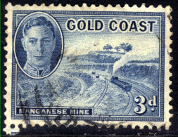 Gold Coast 1948 KGV1  3d Blue Used SG 140 ( A286 ) - Gold Coast (...-1957)