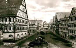 73769108 Leonberg Wuerttemberg Marktplatz Brunnen Leonberg Wuerttemberg - Leonberg