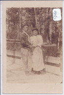 CARTE-PHOTO- DEUX AMOUREUX - Da Identificare