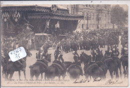 FAMILLES ROYALES- VISITE DU ROI ET DE LA REINE D ITALIE A PARIS- 1903- LA VISITE DE L HOTEL DE VILLE- LES INVITES - Familles Royales