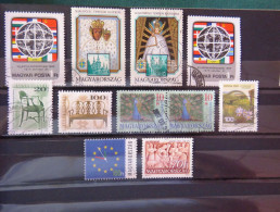 Hungary 1991 - 2012 Flags Virgin Furniture Europe Stars - Used Stamps
