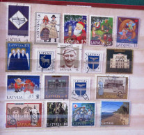 Latvia 1993 - 2001 Christmas Arms Landscapes - Lettonie