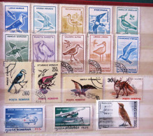 Rumania 1991 - 1996 Plane Red Cross Helicopter Birds - Used Stamps