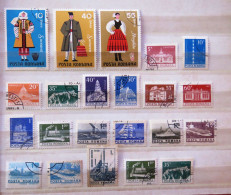 Rumania 1973 Costumes Churches Bridge Ships - Used Stamps