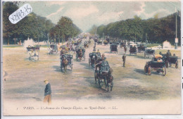 PARIS- L AVENUE DES CHAMPS-ELYSEES- AU ROND-POINT- LE TRAFIC HIPPOMOBILE- - Champs-Elysées