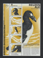 2023 Netherlands Extinct Fauna Nature Bird Great Auk Mini Sheet MNH - Nuovi