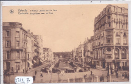 OOSTENDE- OSTENDE- L AVENUE LEOPOLD VERS LE PARC - Oostende