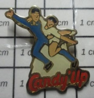 1417 Pin's Pins / Beau Et Rare / THEME SPORTS / PATINAGE ARTISTIQUE YAOURT CANDY'UP JEUX OLYMPIQUES - Skating (Figure)