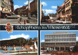 72511939 Schopfheim Hauptstrasse Schwimmbad Gewerbeschule Schopfheim - Schopfheim