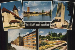 72507915 Kornwestheim Teilansichten Park Kirche Kornwestheim - Kornwestheim