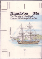 Tonga Niuafoou 1991 Cromalin Proof - The "Bounty" Sailing Ship - 4 Exist - Tonga (1970-...)
