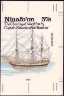 Tonga Niuafoou 1991 Cromalin Proof - Pandora - Search For The Bounty - Bligh - 5 Exist - Tonga (1970-...)