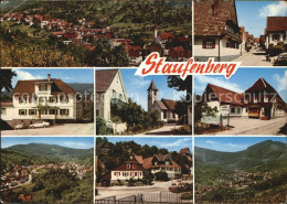 72525881 Staufenberg Gernsbach Ortsansicht Mit Kirche Strassenpartie Kirche Gern - Gernsbach