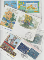 Ten German Souvenir Sheets On FDC. Postal Weight Approx 0,16 Kg. Please Read Sales Conditions Under Image Of Lot - Collections (sans Albums)