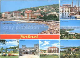 72523482 Portoroz Panorama Strand Ferienorte Piran Strunjan Izola Koper Ankaran  - Slowenien