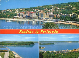 72523444 Portoroz Panorama Kuestenort Hafen Portoroz - Slowenien