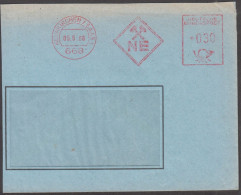 EMA Sur   Lettre Fenetre Pub    De NEUNKIRCHEN-SAAR   Avec  Postée Le 5 5 1966 - Maschinenstempel (EMA)