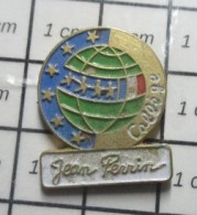 1417 Pin's Pins / Beau Et Rare / ADMINISTRATIONS / COLLEGE JEAN PERRIN GLOBE TERRESTRE - Administrations