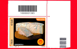 Nuovo - MNH - ITALIA - 2011 - Made In Italy - Formaggi - Gorgonzola - 0.60 - Cod A Barre 1385 - Barcodes