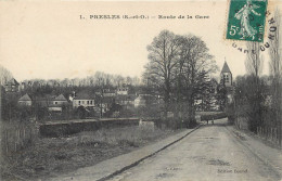 (SERGE) 95 PRESLES. Route De La Gare - Presles