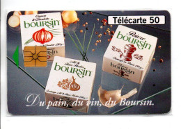 EN 1047 Boursin  Fromage Télécarte FRANCE 50 Unités Phonecard  (D 1016) - 50 Unités   