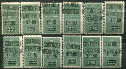 ALGERIE - Y&T CP N° 27-37 * - Paketmarken