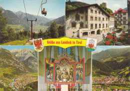 E4183) Gruss Aus LANDECK In Tirol - Sessellift Luftbild Kleiderwerke Steinadler U. Altar - - Landeck