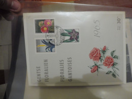 Belgique Belgie  Souvenir  Gestempelt / Oblitéré Gent 1965 Floralies Floralien  1315/1317 - Postkantoorfolders