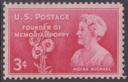 !a! USA Sc# 0977 MNH SINGLE (a2) - Moina Michael - Neufs