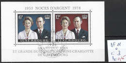 LUXEMBOURG BF 11 Oblitéré Côte 3 € - Blocks & Sheetlets & Panes