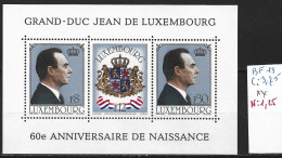 LUXEMBOURG BF 13 ** Côte 3.75 € - Blokken & Velletjes