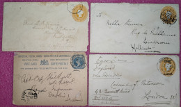 Br Queen Victoria Postal Stationery Envelope - 1882-1901 Imperium