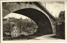 Plauen Im Vogtland, Friedrich August Brücke, Gelaufen 1938 - Plauen