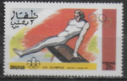 DHUFAR    N°  * *   Jo 1976   Gymnastique Arcon - Gymnastik