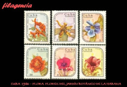 CUBA MINT. 1986-05 FLORES EXÓTICAS DEL JARDÍN BOTÁNICO NACIONAL - Unused Stamps