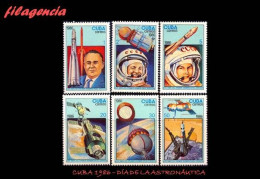 CUBA MINT. 1986-10 DÍA DE LA ASTRONÁUTICA - Nuevos