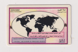 KUWAIT - World Map GPT Magnetic  Phonecard - Koeweit