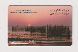 KUWAIT - Fish Traps At Sunset GPT Magnetic  Phonecard - Koeweit