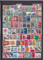 UN LOT DE 192 TIMBRES NEUFS**, NEUFS*, NSG, OBLITéRéS DONT 89 TIMBRES MULTIPLES - Sammlungen