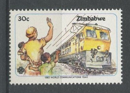 ZIMBABWE 1983 N° 59 ** Neuf MNH Superbe C 1.40 € Train Chemin De Fer Transport - Zimbabwe (1980-...)