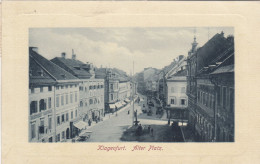 E4256) KLAGENFURT - Passepartoute AK - ALTER PLATZ Mit Gasthaus SIUSCHEGG 1912 !! - Klagenfurt