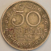 Ceylon - 50 Cents 1965, KM# 132 (#3420) - Andere - Azië