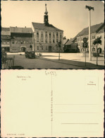 Ansichtskarte Radeberg Marktplatz, Geschäfte - Autos 1955 - Radeberg
