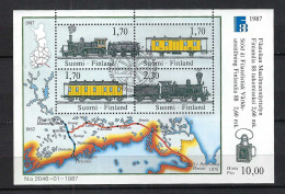 FINLANDE Ca.1987: Bloc Obl. CAD PJ - Blocks & Sheetlets